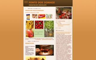 FONTE dos SONHOS CASCATAS de CHOCOLATE