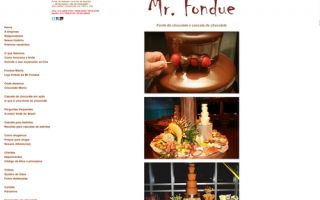 Mr. Fondue Cascatas de Chocolate