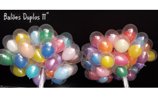 Balões com gás Hélio