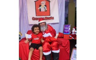 papai noel para 24 / 12 e   locução porta de loja