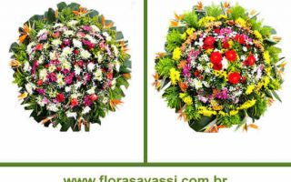 Floricultura entrega coroa de flores em Rio Manso MG