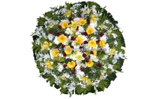 Floricultura entrega coroa de flores em Justinópolis MG