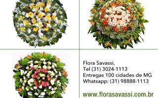 Floricultura entrega coroa de flores em Antônio dos Santos MG