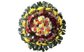 Floricultura entrega coroa de flores em Carmo do Cajuru MG 