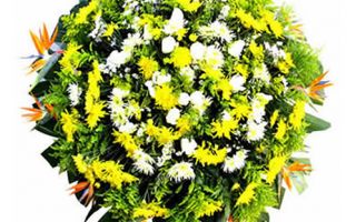 Velório da Paz Coroa de flores Cemitério da Paz em BH
