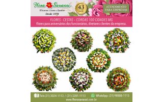 Sabará MG Floricultura entrega coroa de flores em Sabará MG