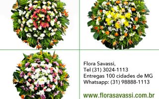 Floricultura Conceição do Pará MG entrega coroa de flores