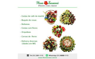 Floricultura flores cesta de café e coroas BH e Contagem MG