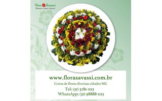 Coroas de flores Velório Cemitério Municipal de Justinópolis