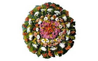 Coroas de flores Velório Cemitério da Paz em João Monlevade MG